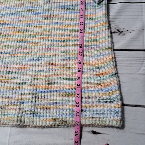 LOFT Petite Rainbow Spacedye Sweater Dress Size Small - Picture 5 of 11